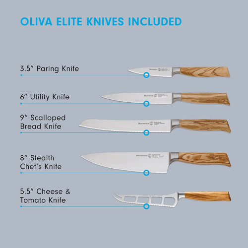 Messermeister Oliva Elite Knife Styles