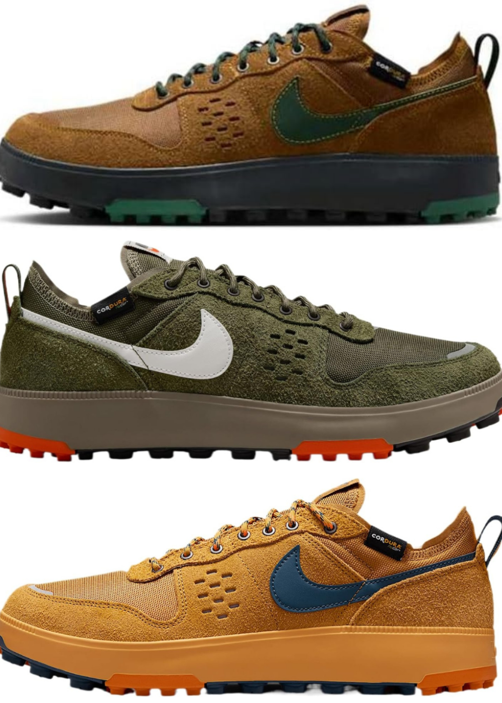 3 different versions of the C1TY Cordura from Nike
