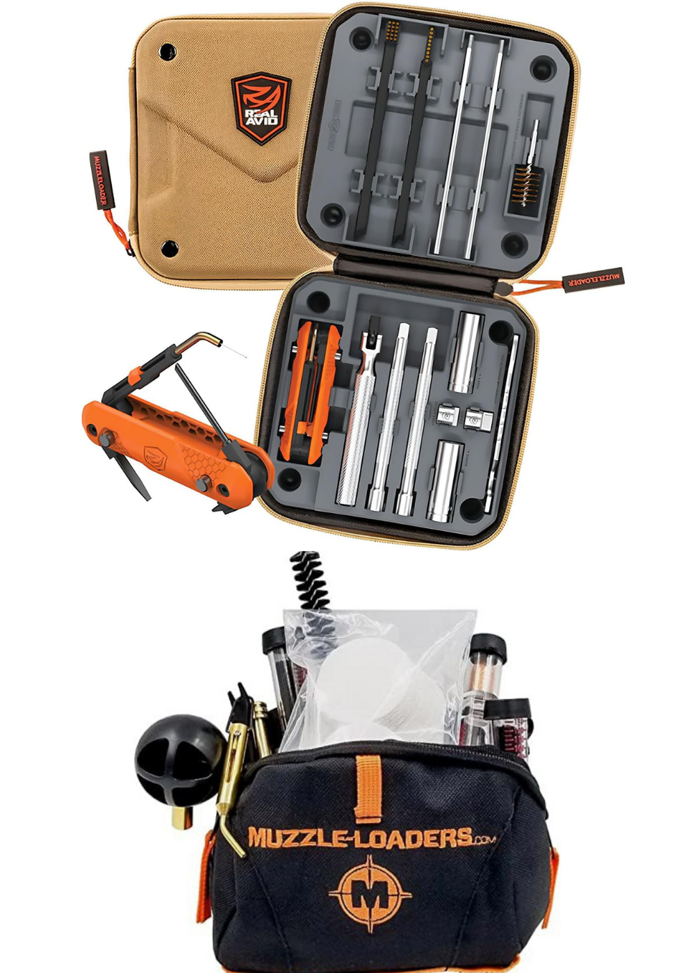 Muzzle loader accessories in kit form from Muzzleloaders and Real Avid.